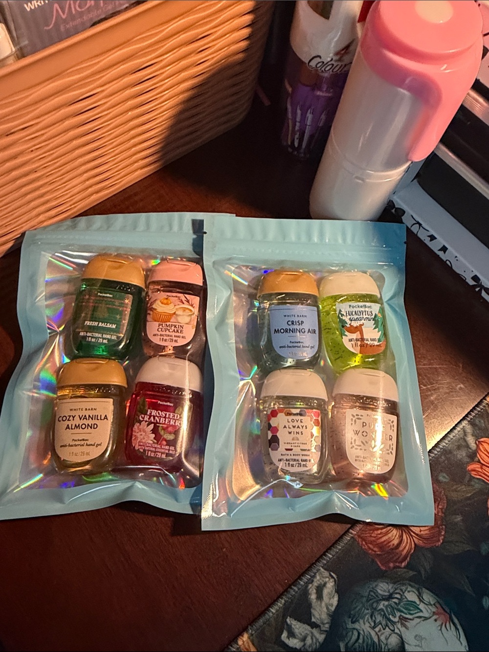 Bath & Body works set of 8 random hand sanitizers
